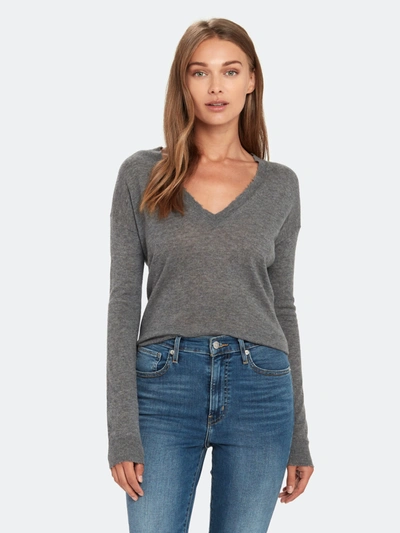 Zadig & Voltaire Happy Cashmere Sweater - L In Light Gray