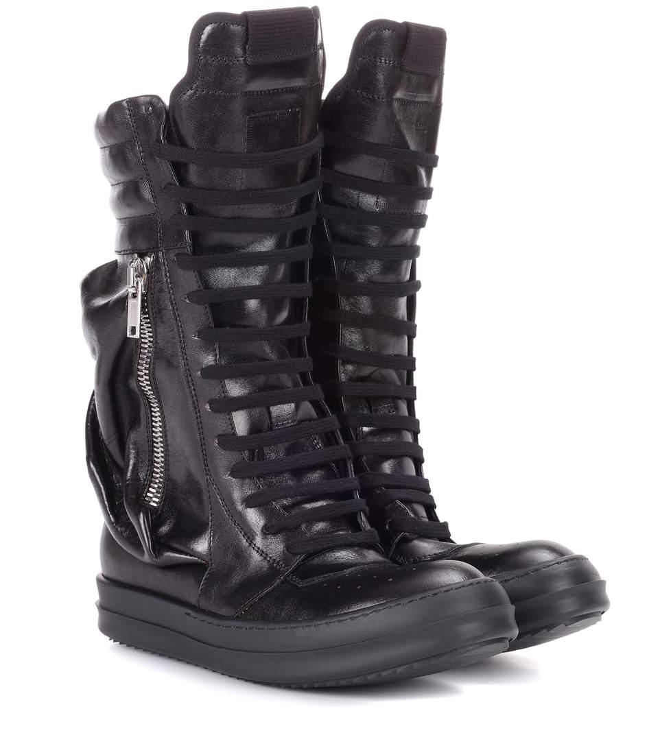 rick owens combat boots