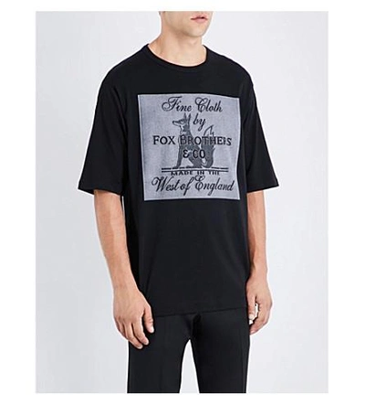 Dries Van Noten Valley Mills Cotton-jersey T-shirt