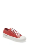 Candice Cooper Rock Low Top Sneaker In Red