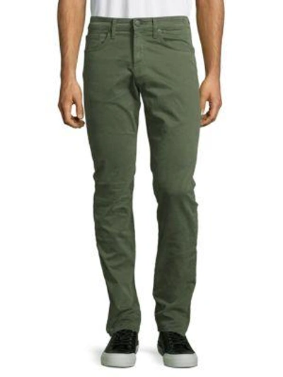 J Brand Kane Straight Fit Jeans In Light Army