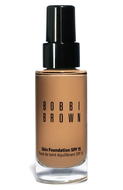 Bobbi Brown Skin Foundation Spf 15 Golden 6 1 oz In Golden 6 (medium Brown With Yellow Undertones)