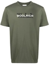 Woolrich Logo-print Cotton T-shirt In Green