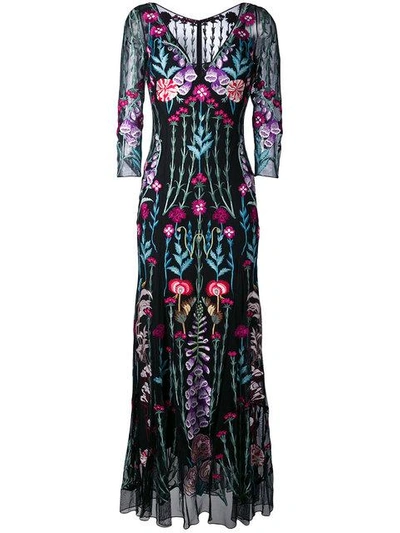 Temperley London Woodland V-neck Dress