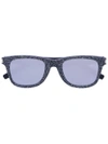 Saint Laurent Eyewear Sonnenbrille Mit Glitzereffekt - Grau