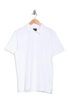 14th & Union Solid Interlock Polo In White