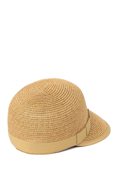 Vince Camuto Gold Rush Framer Hat In Tan,gold