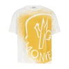 Moncler Logo-print Crew-neck T-shirt In White