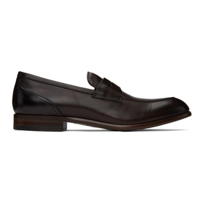 Ermenegildo Zegna Brown Marcello Loafers In Tdm Brown