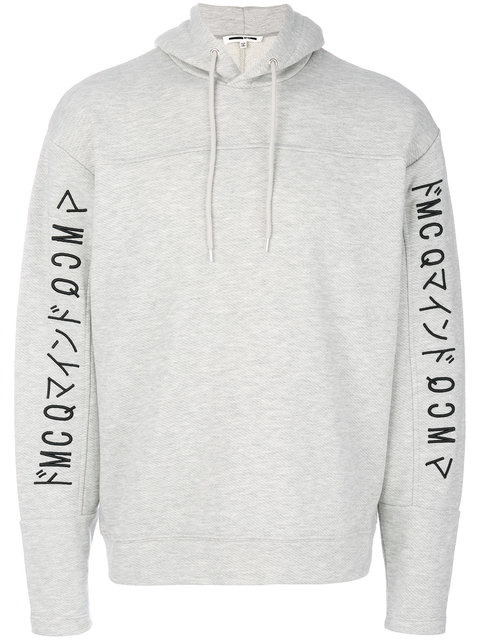 Mcq By Alexander Mcqueen Embroidered Logo Hoodie | ModeSens