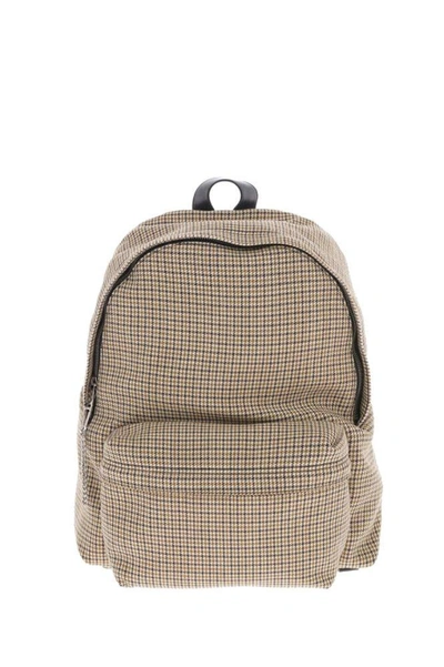 Celine Céline Men's Beige Wool Backpack