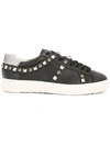 Ash Studded Sneakers In Black Multi