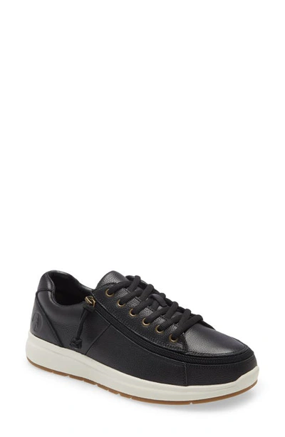 Billy Footwear Comfort Lo Zip Around Sneaker In Black/ White