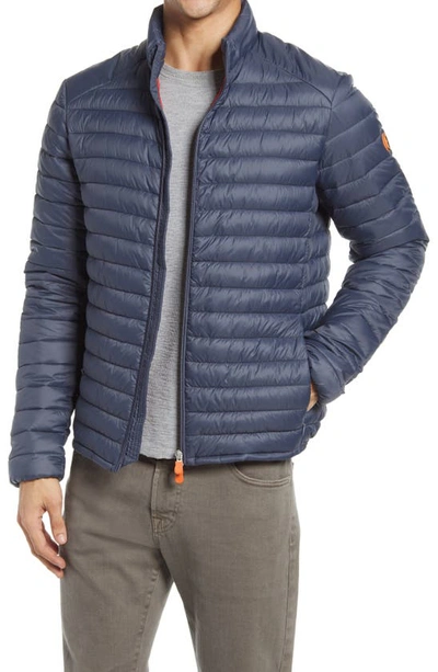 Save The Duck Alexander Water Repellent Puffer Jacket In Ombre Blue