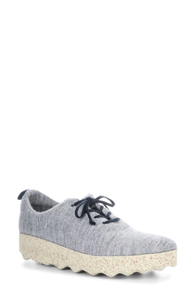 Asportuguesas By Fly London Camp Sneaker In Grey/ White Merino Wool