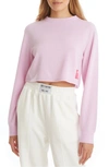 Juicy Couture Logo Boxy Sweatshirt In Spring Lilac