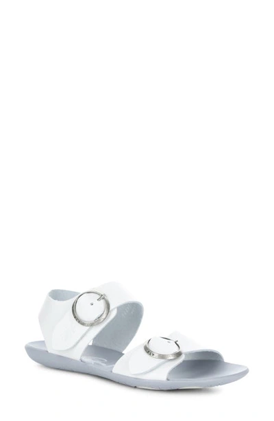 Fly London Masa Sandal In Off White Bridle