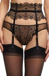 Dita Von Teese Vedette Suspender Belt In Black