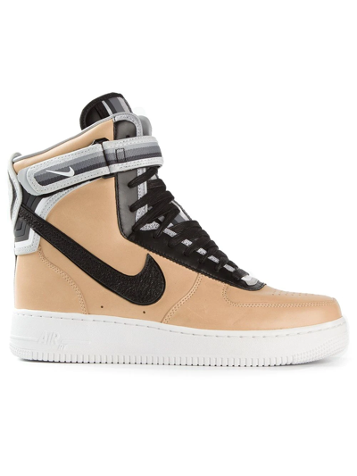 Nike X Riccardo Tisci Air Force 1 High-top Sp "tan" Sneakers In Neutrals