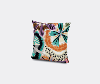 Missoni Passiflora Giant Cushion In Orange Multicolor