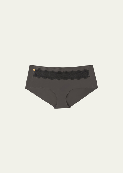 Uwila Warrior Happy Seam Brief Panties In Grey