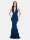 Dress The Population Camden Mermaid Hem Evening Gown In Blue