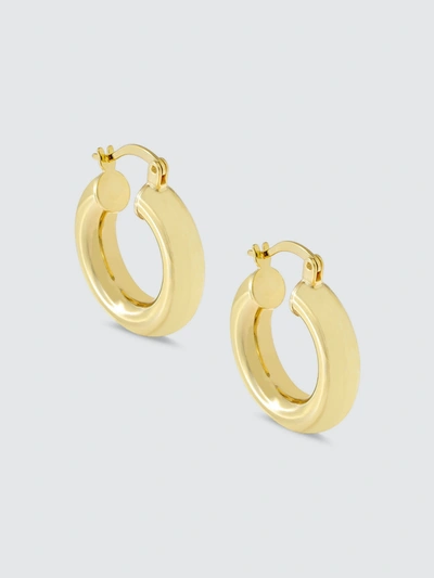 Adinas Jewels By Adina Eden Adina Chunky Hollow Hoop Earring In Gold
