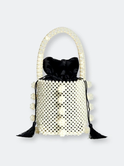 Emm Kuo Ravelo Pearl Bag In White