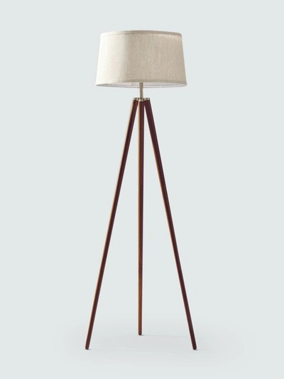 Brightech Emma Led Floor Lamp In Brown