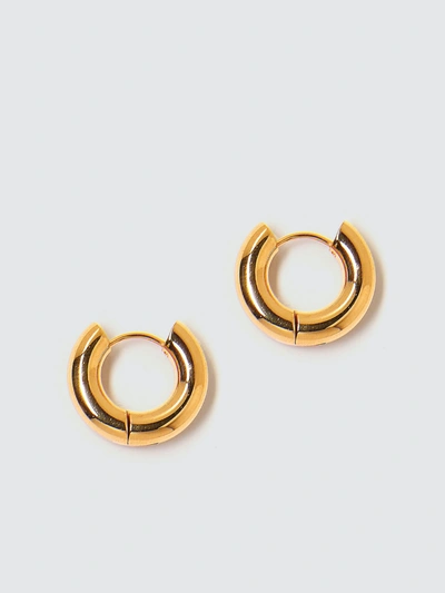 Tess + Tricia Estelle Medium Huggie Hoop Earring In Gold