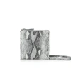Joanna Maxham Edit Python-print Crossbody Bag In Grey