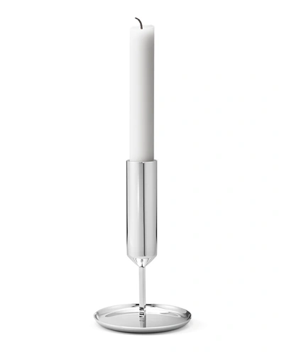 Georg Jensen Tunes Stainless Steel High Candlestick Holder