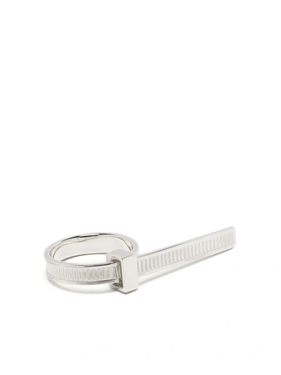 Ambush Silver Zip-tie Ring