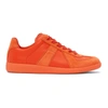 Maison Margiela Replica Men's Leather & Suede Low-top Sneakers In Mmred