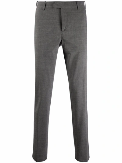 Eleventy Straight-leg Tailored Trousers In Grey