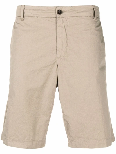 Myths Logo Detail Chino Shorts In Nude