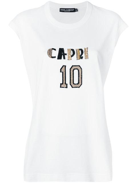 Dolce & Gabbana Capri 10 Tank Top | ModeSens