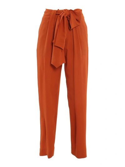 Dondup Shadow Trousers In Red
