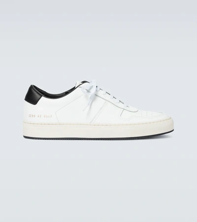 Common Projects B-ball 90 Trainers In White Leather