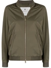 Woolrich Water Repellent Bomber Jacket In Army Olive