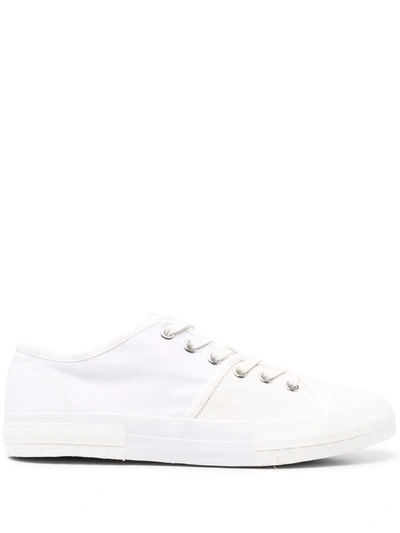 Camperlab Twins Asymmetric Cotton-canvas Trainers In White
