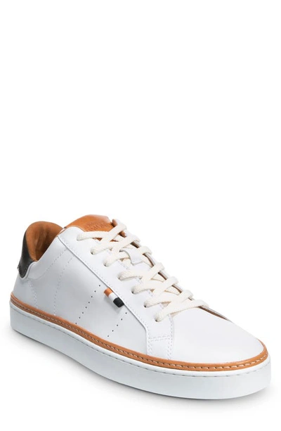 Allen Edmonds Men's Alpha Low-top Leather Sneakers In White