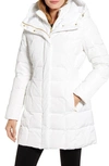 Cole Haan Signature Cole Haan Hooded Down & Feather Jacket In Ivory