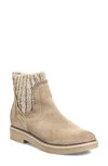 Comfortiva Rawnie Bootie In Light Taupe Suede