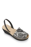 Kenneth Cole Reaction Women's Fine Glass Wedge Sandals Women's Shoes In Black/white