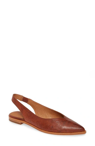 Frye Women's Kenzie Slingbacks Women's Shoes In Cognac