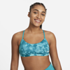 Nike Cloud-dye Strappy Crossback Bikini Top Women's Swimsuit In Aquamarine