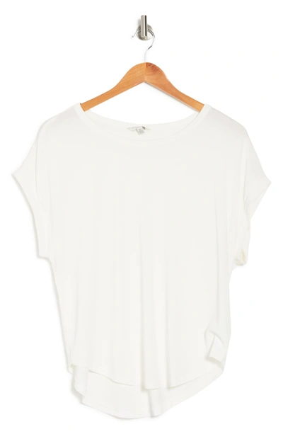 Lucky Brand Sandwash Dolman Tee In Bright White