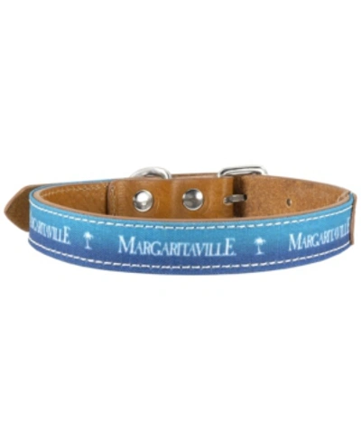 Margaritaville Legacy Dog Collar, Xsmall In Brown Overflow