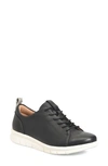 Comfortiva Cayson Sneaker In Black Leather